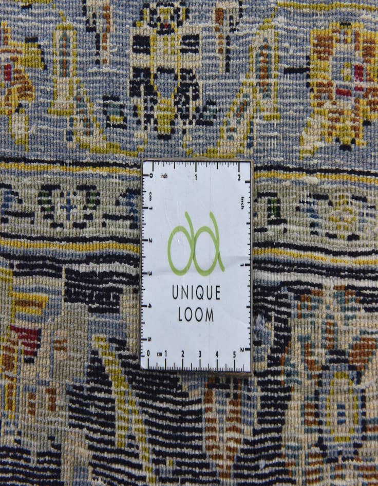 Detail image of  8' 9 x 12' 5  Hand Knotted Kashan Persian Wool Rug