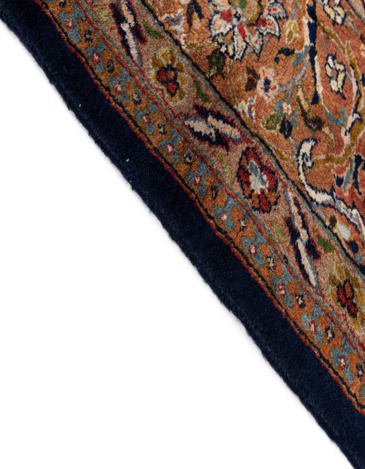 Detail image of  7' x 11'  Hand Knotted Kashan Oriental Wool Rug