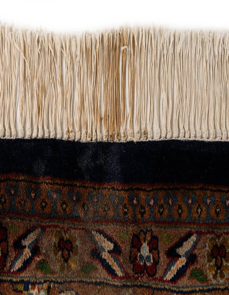 Detail image of  7' x 11'  Hand Knotted Kashan Oriental Wool Rug