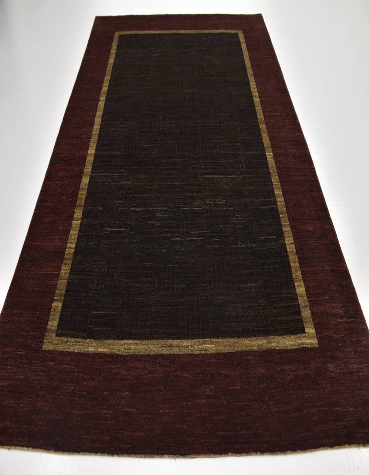 Detail image of  6' 6 x 9' 8  Hand Knotted Kashkuli Gabbeh Wool Rug