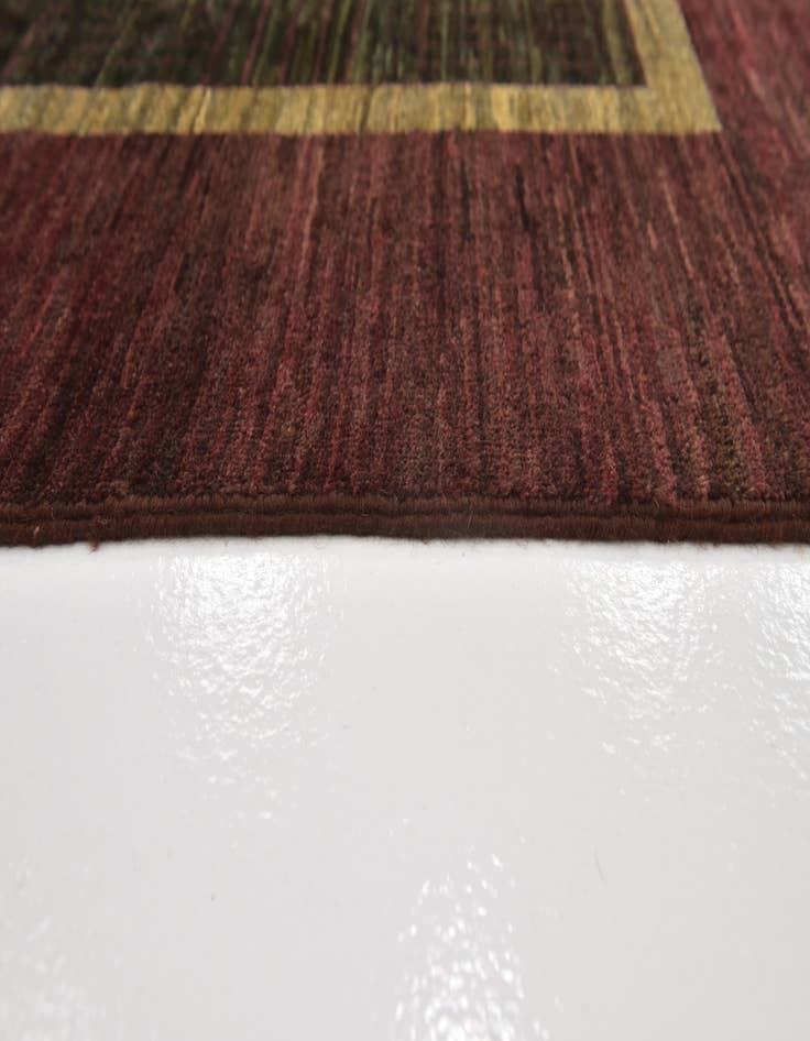 Detail image of  6' 6 x 9' 8  Hand Knotted Kashkuli Gabbeh Wool Rug