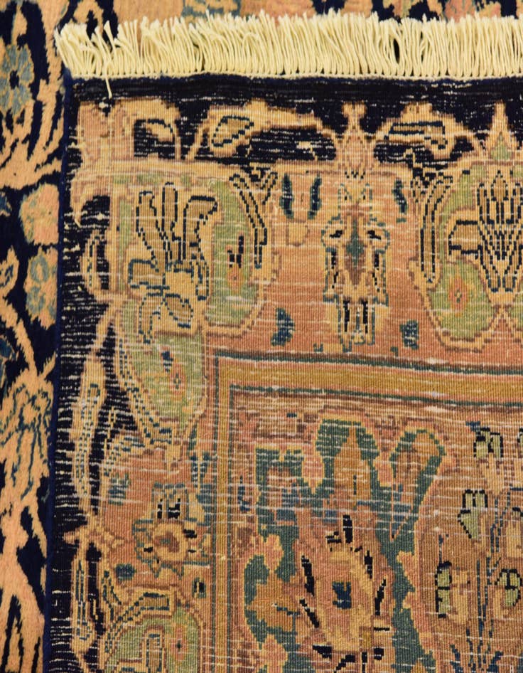 Detail image of  9' 10 x 12' 8  Hand Knotted Kashmar Persian Wool Rug