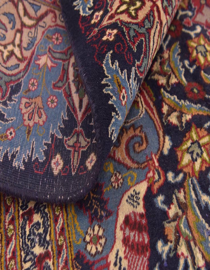 Detail image of  9' 9 x 12' 5  Hand Knotted Kashmar Persian Wool Rug
