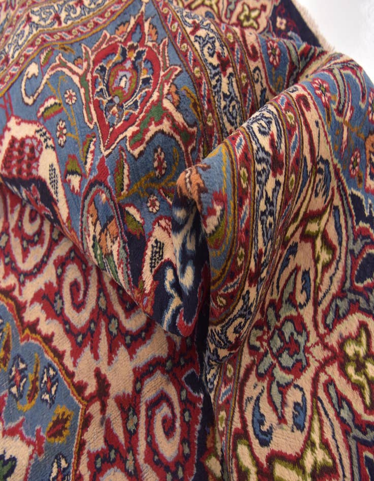 Detail image of  9' 9 x 12' 5  Hand Knotted Kashmar Persian Wool Rug