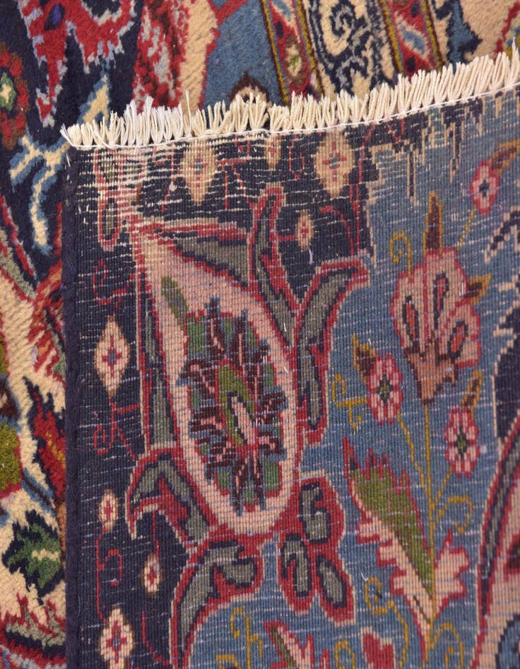 Detail image of  9' 9 x 12' 5  Hand Knotted Kashmar Persian Wool Rug
