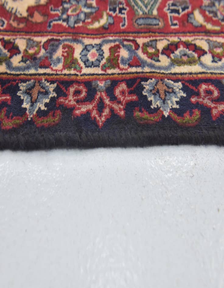 Detail image of  9' 8 x 12' 6  Hand Knotted Kashmar Persian Wool Rug