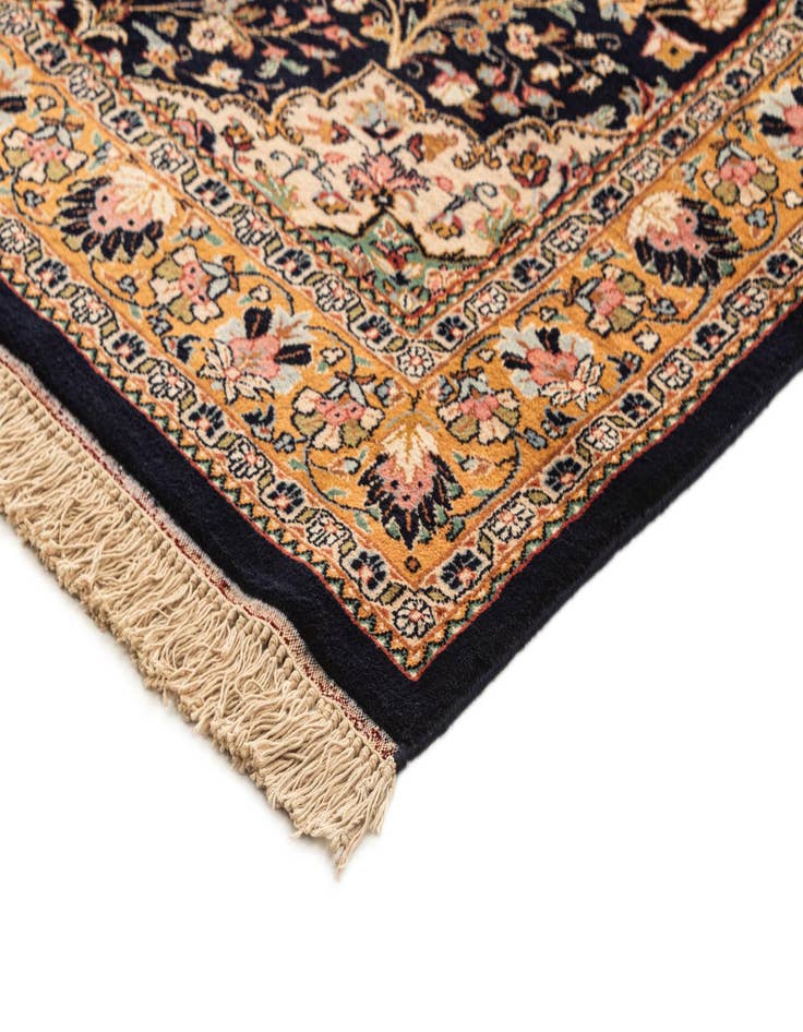 Detail image of  4' 4 x 6' 7  Hand Knotted Kashmir Oriental Wool Rug