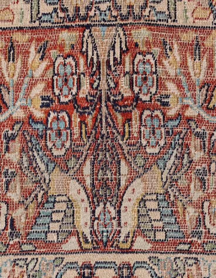 Detail image of  5' x 8'  Hand Knotted Kashmir Oriental Wool Rug