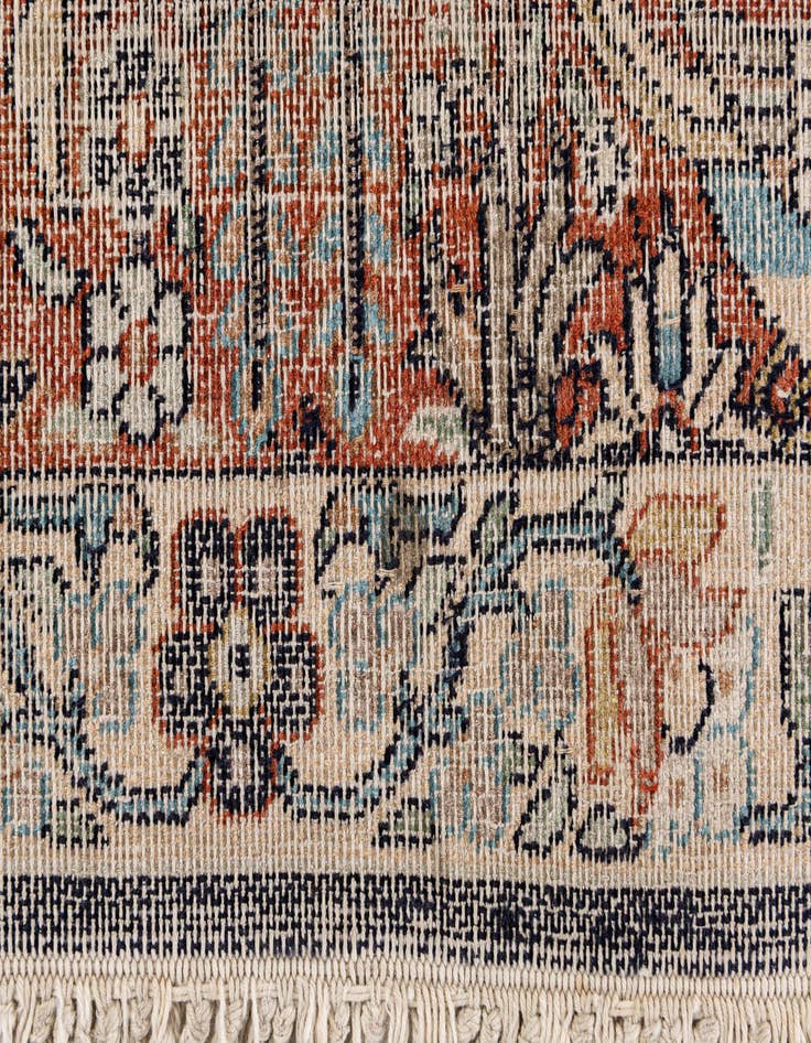 Detail image of  5' x 8'  Hand Knotted Kashmir Oriental Wool Rug