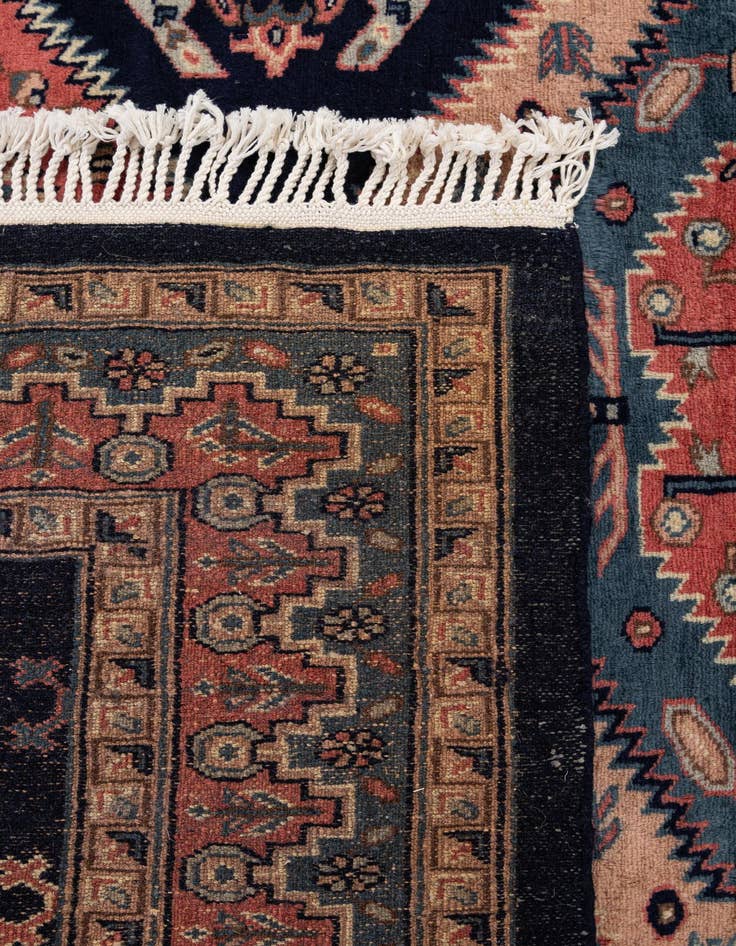 Detail image of  4' 3 x 5' 8  Hand Knotted Kazak Oriental Wool Rug