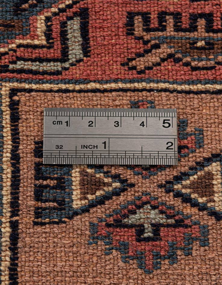 Detail image of  4' 1 x 6'  Hand Knotted Kazak Oriental Wool Rug