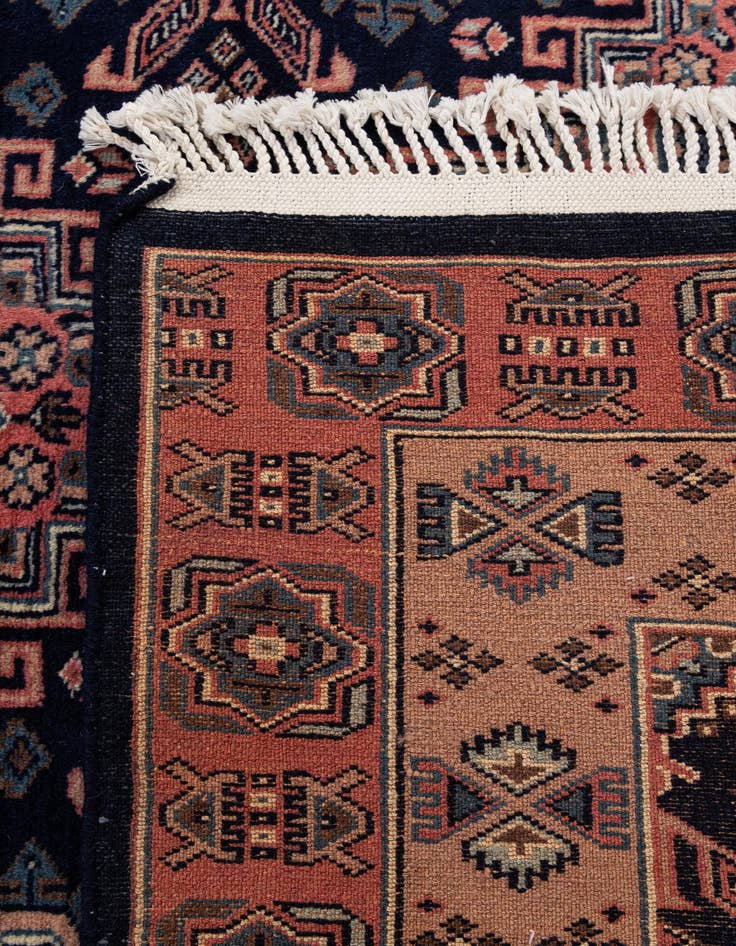 Detail image of  4' 1 x 6'  Hand Knotted Kazak Oriental Wool Rug
