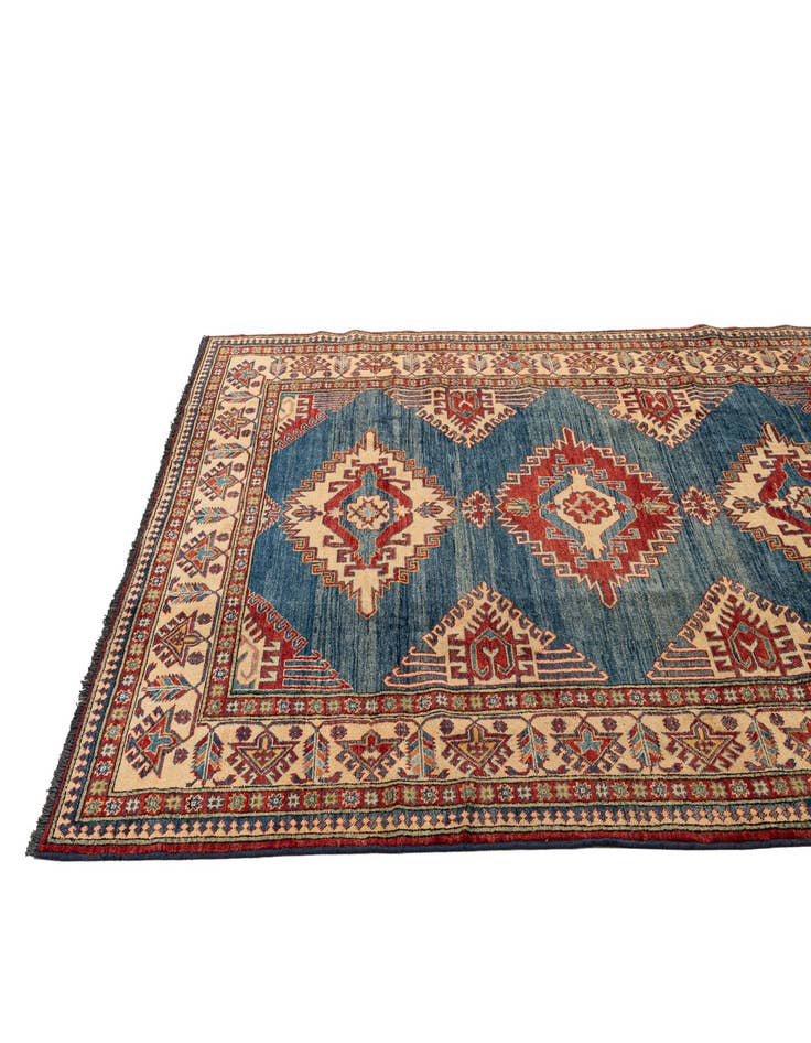 Detail image of  6' 3 x 8' 11  Hand Knotted Kazak Wool Rug