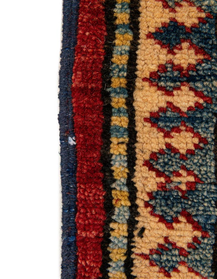 Detail image of  6' 3 x 8' 11  Hand Knotted Kazak Wool Rug