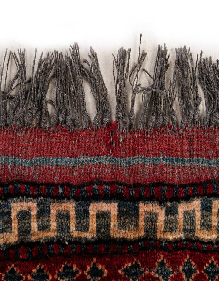 Detail image of  5' x 6' 11  Hand Knotted Kazak Wool Rug