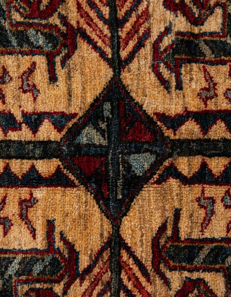 Detail image of  5' 1 x 6' 10  Hand Knotted Kazak Wool Rug