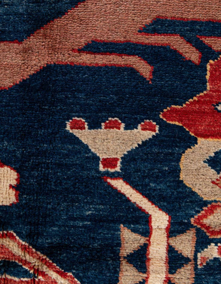Detail image of  7' 3 x 9' 10  Hand Knotted Kazak Wool Rug
