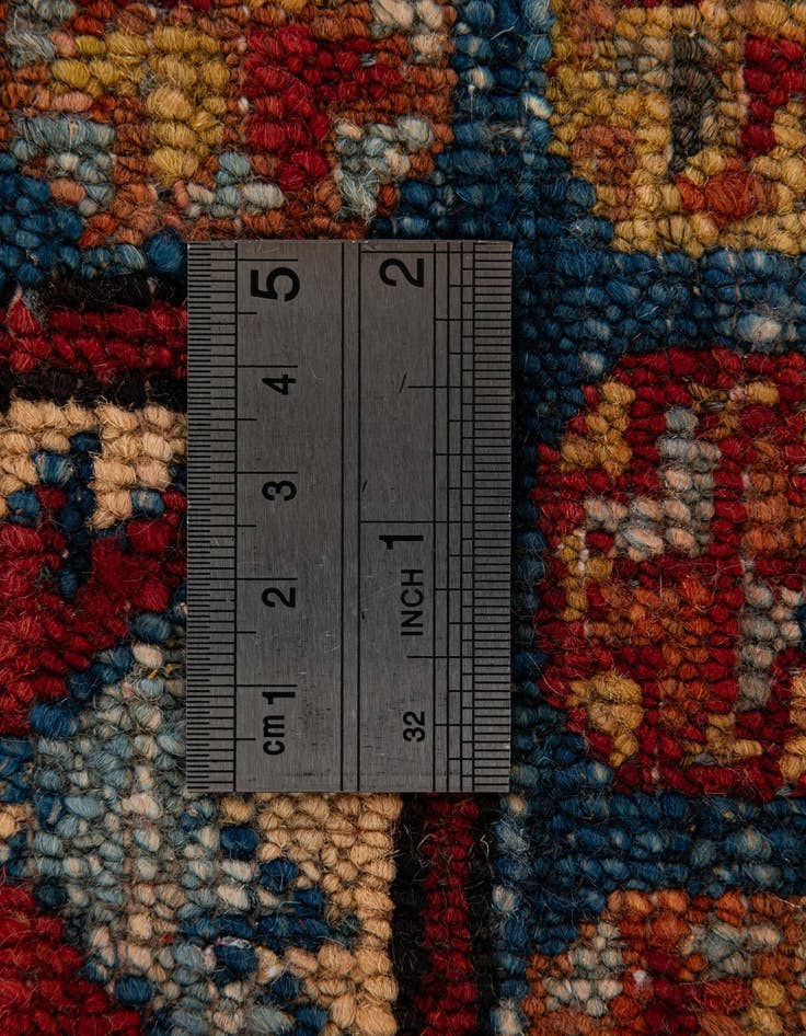 Detail image of  4' 1 x 5' 8  Hand Knotted Kazak Wool Rug