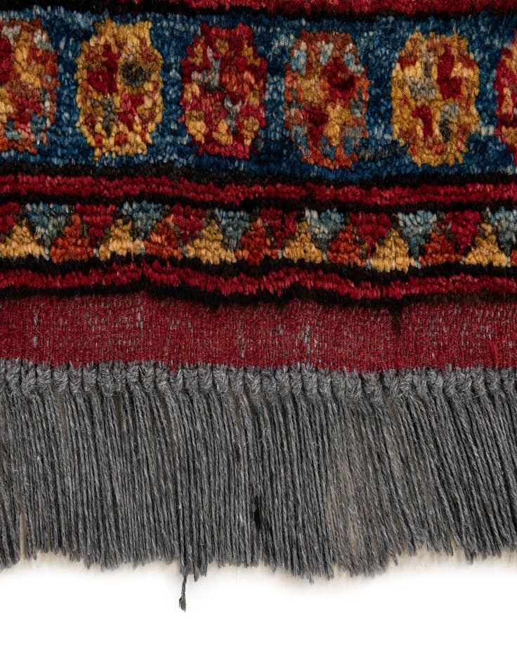 Detail image of  4' 1 x 5' 8  Hand Knotted Kazak Wool Rug