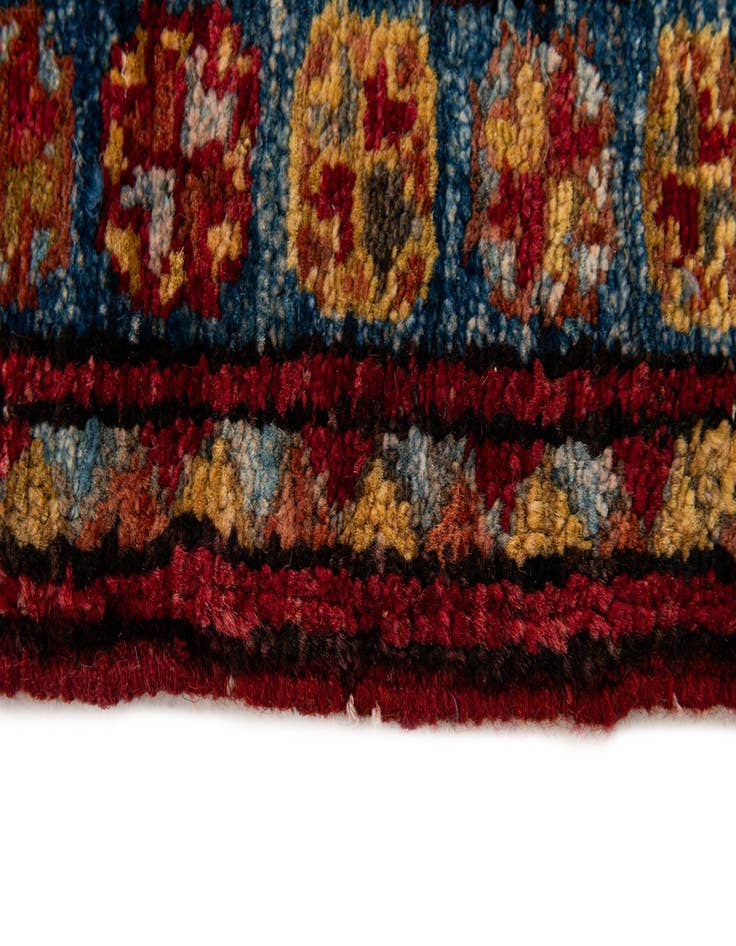 Detail image of  4' 1 x 5' 8  Hand Knotted Kazak Wool Rug