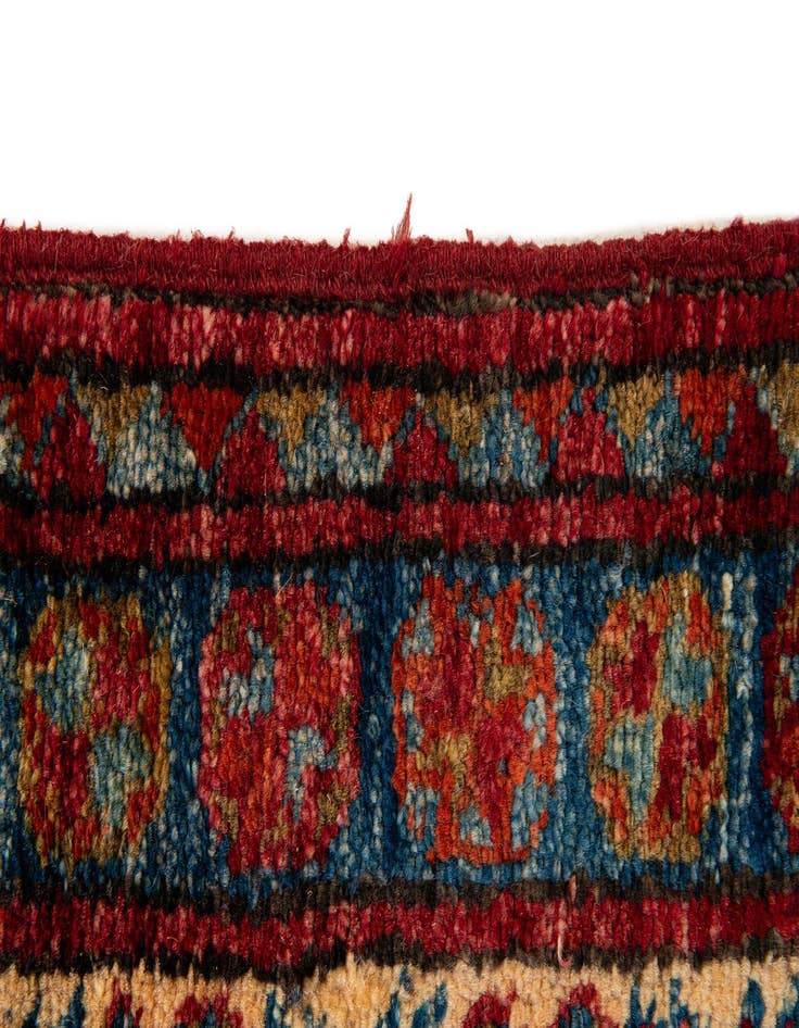 Detail image of  3' 2 x 4' 7  Hand Knotted Kazak Wool Rug