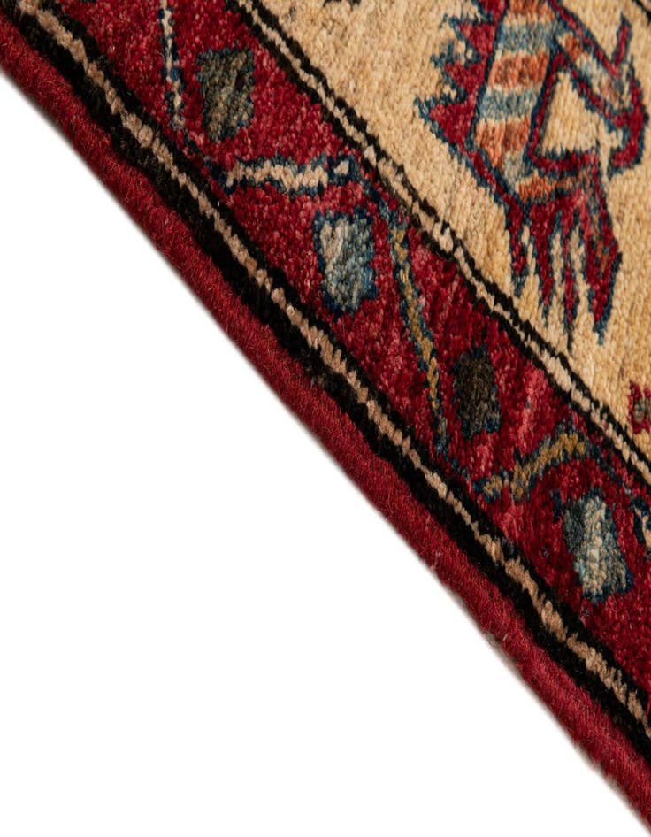 Detail image of  5' x 6' 9  Hand Knotted Kazak Wool Rug