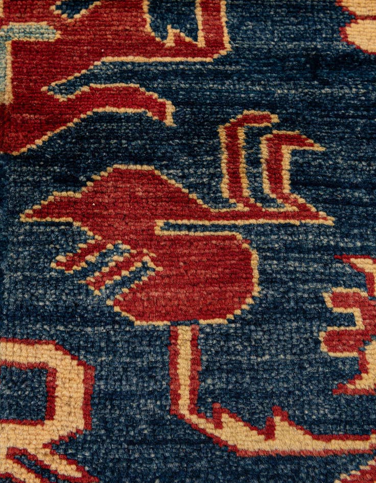 Detail image of  6' x 7' 9  Hand Knotted Kazak Wool Rug