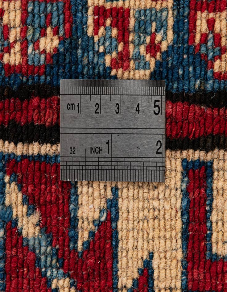 Detail image of  5' x 8' 4  Hand Knotted Kazak Wool Rug