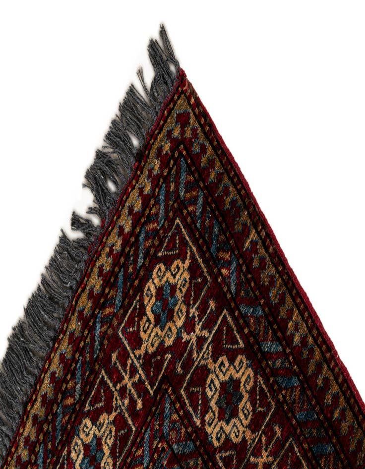 Detail image of  3' 1 x 5' 1  Hand Knotted Kazak Wool Rug