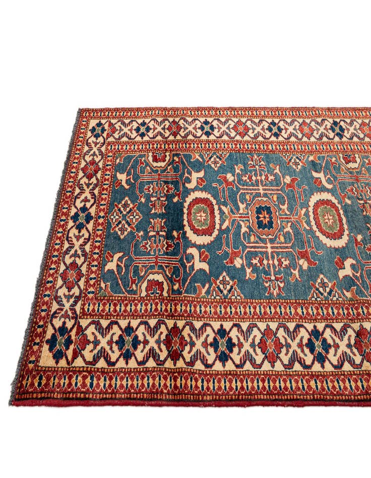 Detail image of  3' 10 x 5' 11  Hand Knotted Kazak Wool Rug