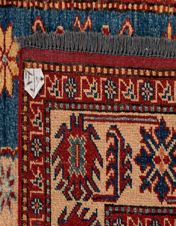 Detail image of  3' 9 x 5' 8  Hand Knotted Kazak Wool Rug
