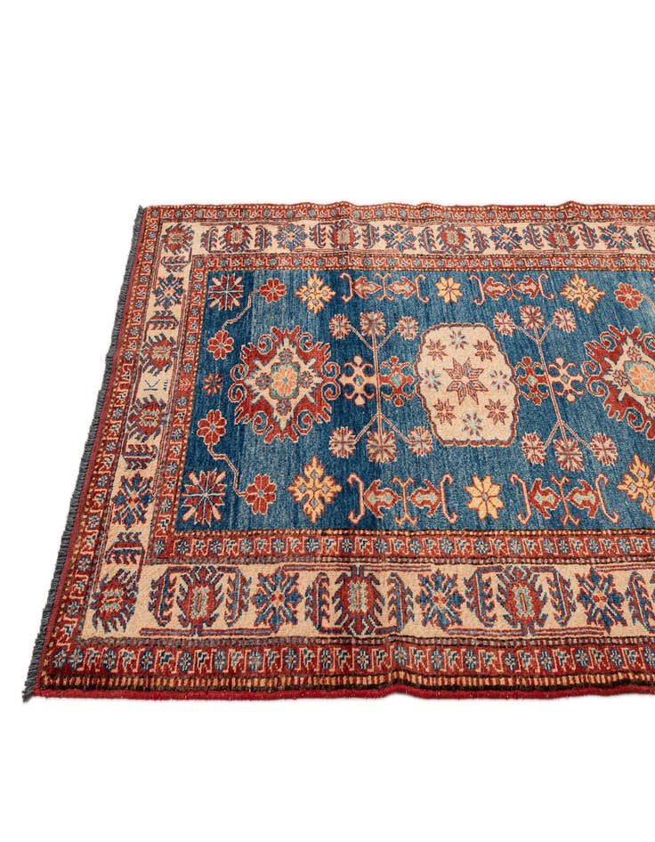 Detail image of  3' 9 x 5' 8  Hand Knotted Kazak Wool Rug