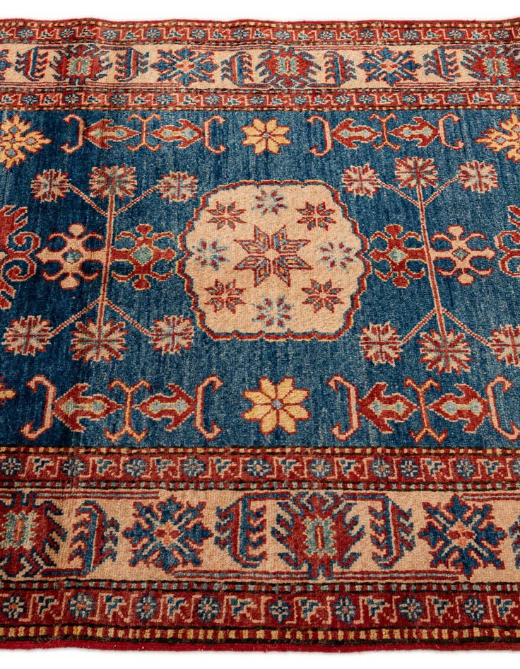 Detail image of  3' 9 x 5' 8  Hand Knotted Kazak Wool Rug