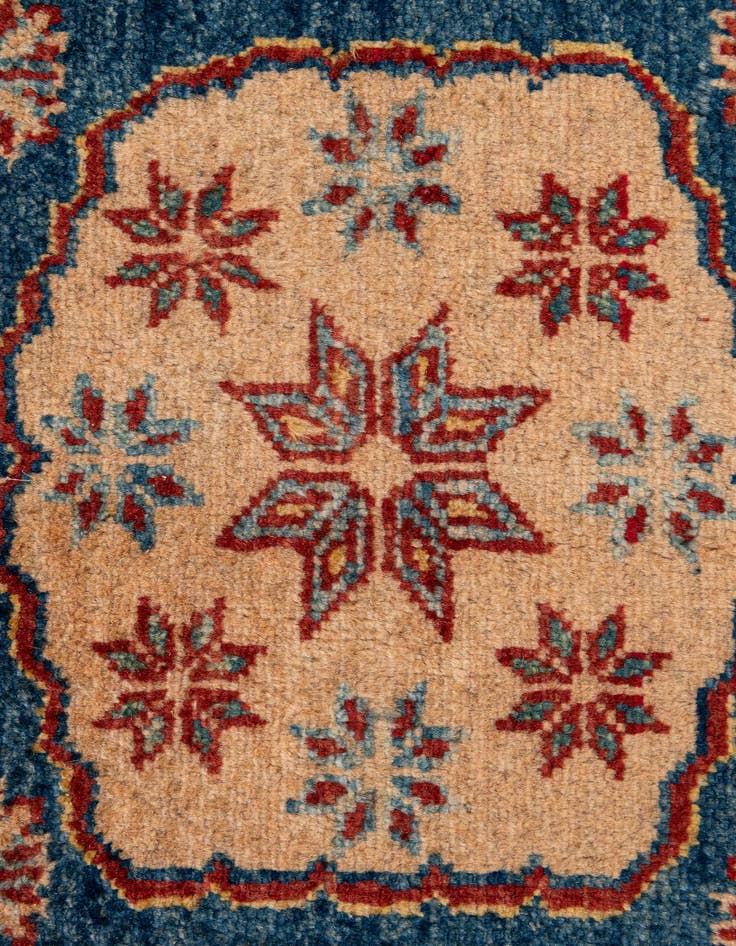 Detail image of  3' 9 x 5' 8  Hand Knotted Kazak Wool Rug