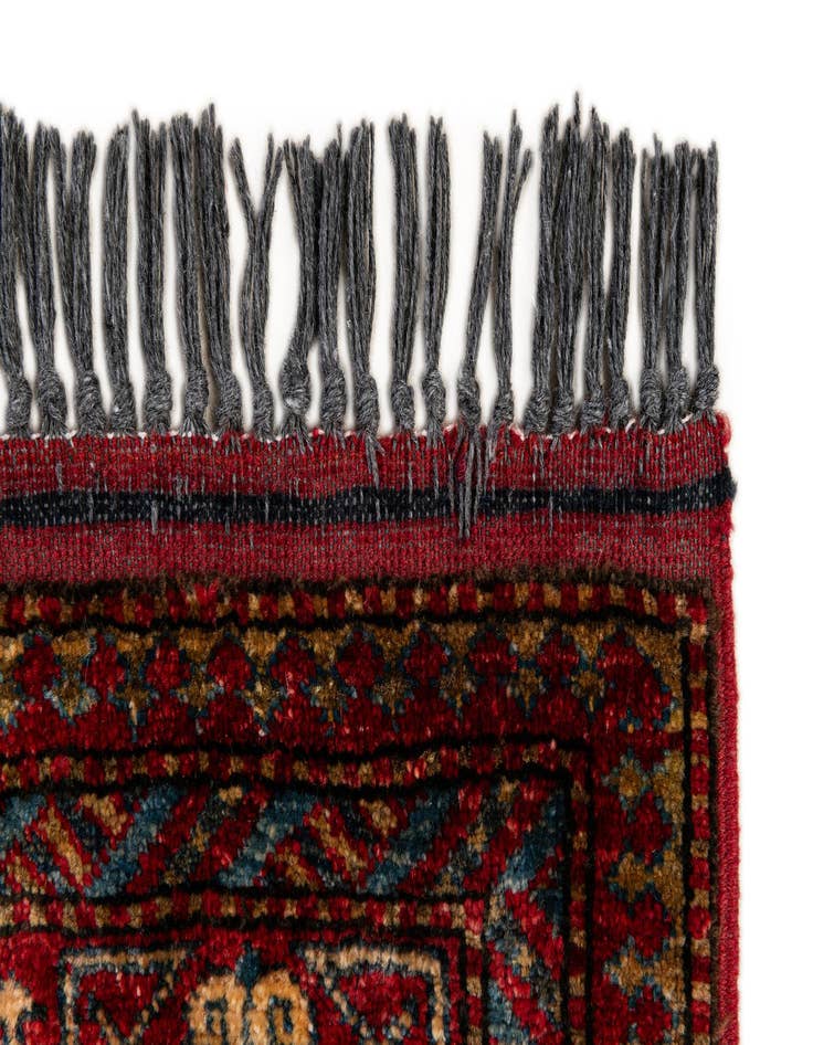 Detail image of  4' x 5'  Hand Knotted Kazak Wool Rug