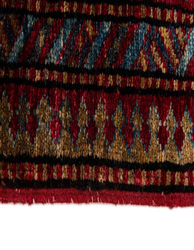 Detail image of  4' x 5'  Hand Knotted Kazak Wool Rug