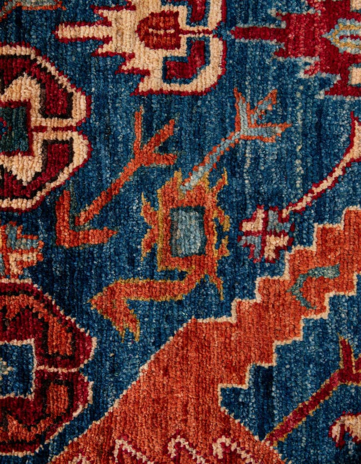 Detail image of  3' 10 x 5' 11  Hand Knotted Kazak Wool Rug