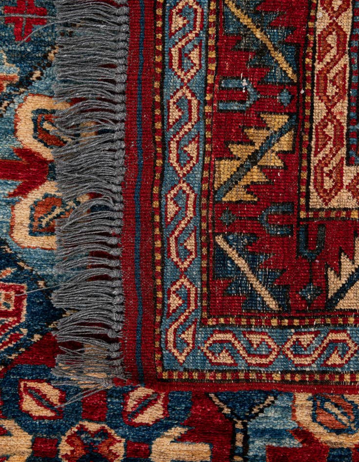 Detail image of  3' 11 x 6' 1  Hand Knotted Kazak Wool Rug