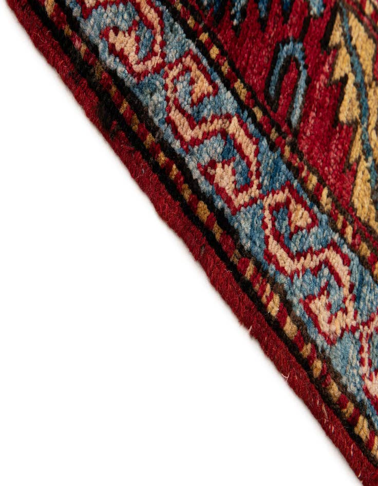 Detail image of  3' 11 x 6' 1  Hand Knotted Kazak Wool Rug