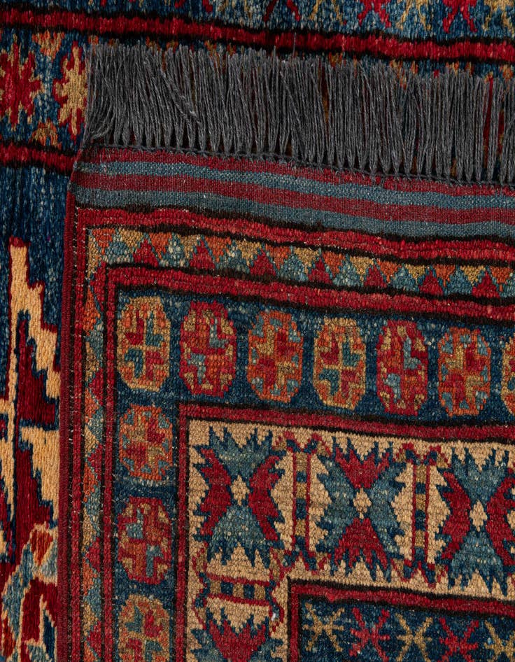 Detail image of  3' 4 x 5' 7  Hand Knotted Kazak Wool Rug