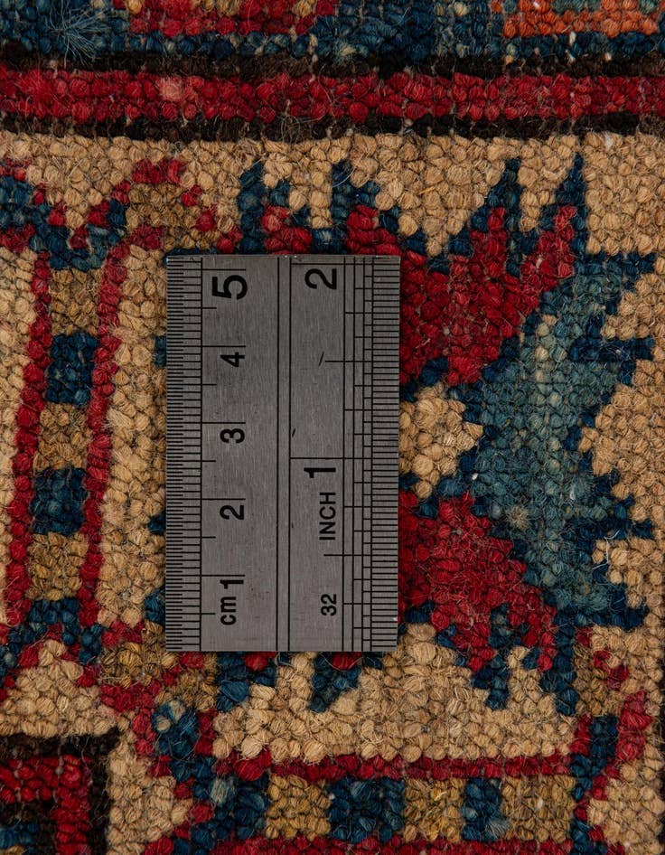 Detail image of  3' 4 x 5' 7  Hand Knotted Kazak Wool Rug