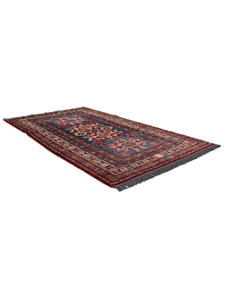 Detail image of  3' 4 x 5' 7  Hand Knotted Kazak Wool Rug