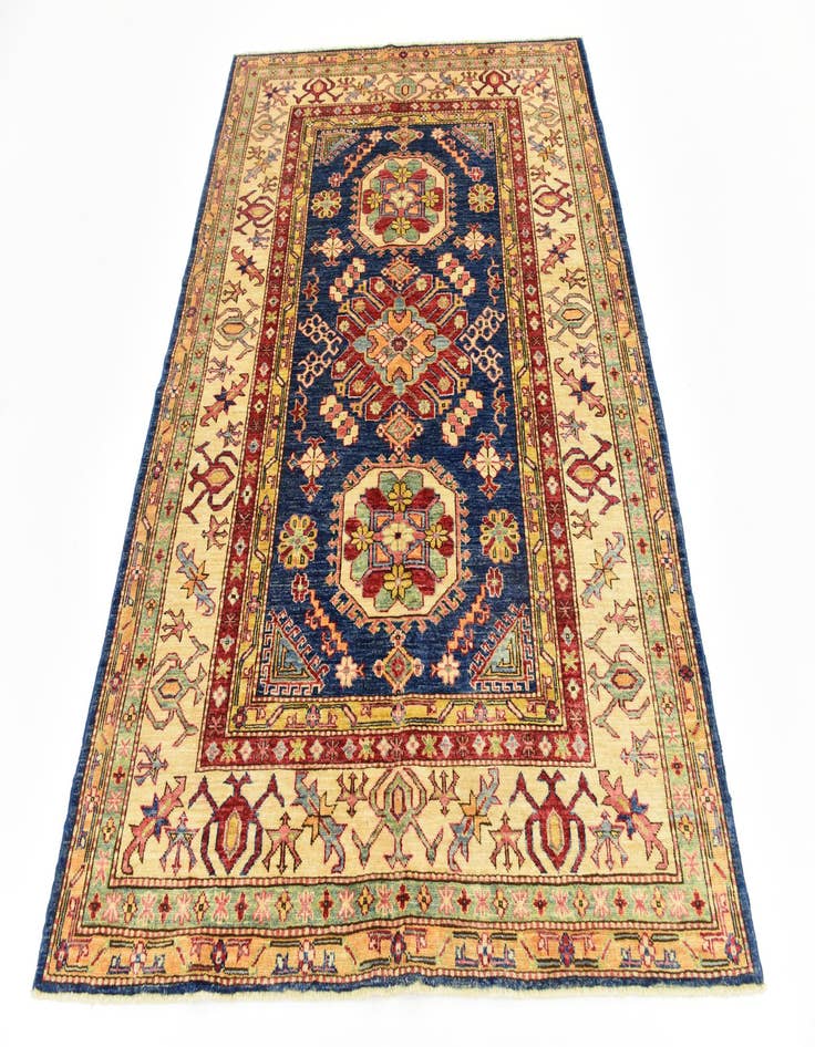 Detail image of  4' 10 x 6' 4  Hand Knotted Kazak Rug