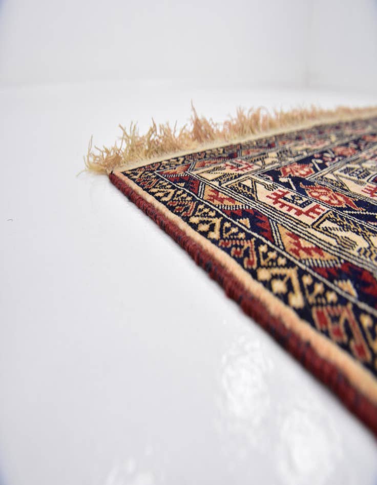 Detail image of  6' 4 x 9' 2  Hand Knotted Kazak Rug