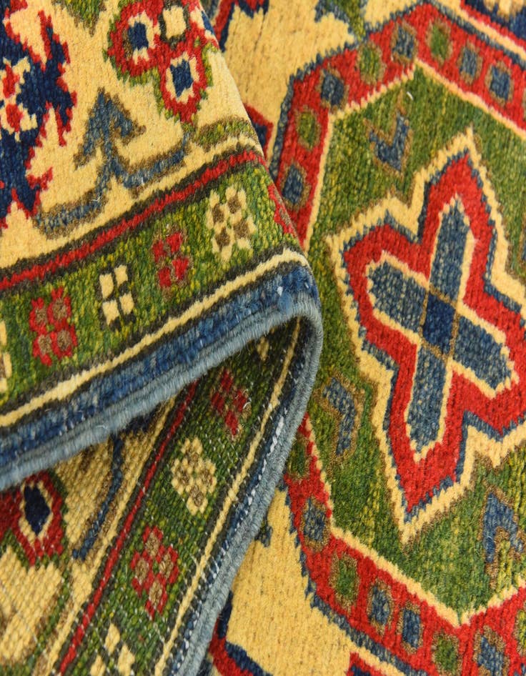 Detail image of  3' 10 x 5' 10  Hand Knotted Kazak Rug
