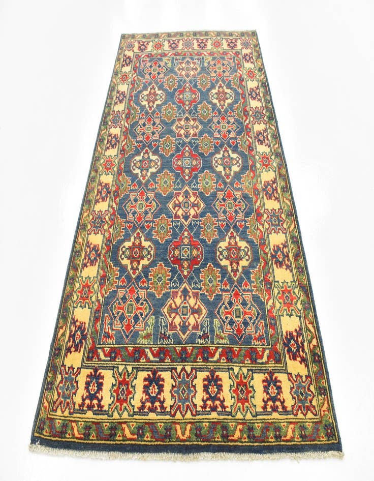 Detail image of  4' x 6' 4  Hand Knotted Kazak Rug