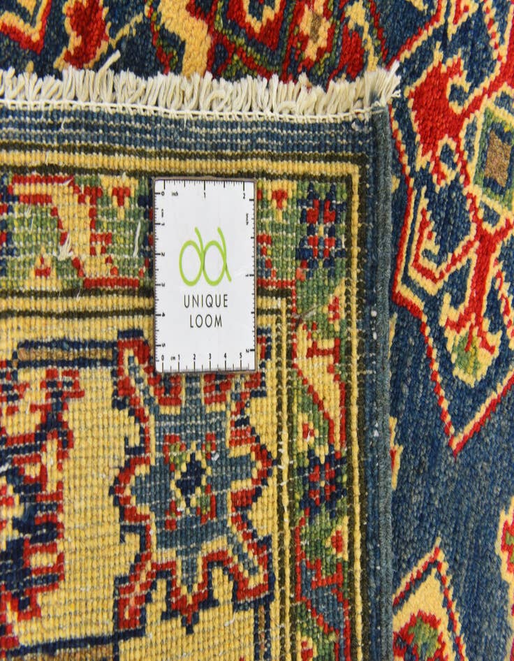 Detail image of  4' x 6' 4  Hand Knotted Kazak Rug