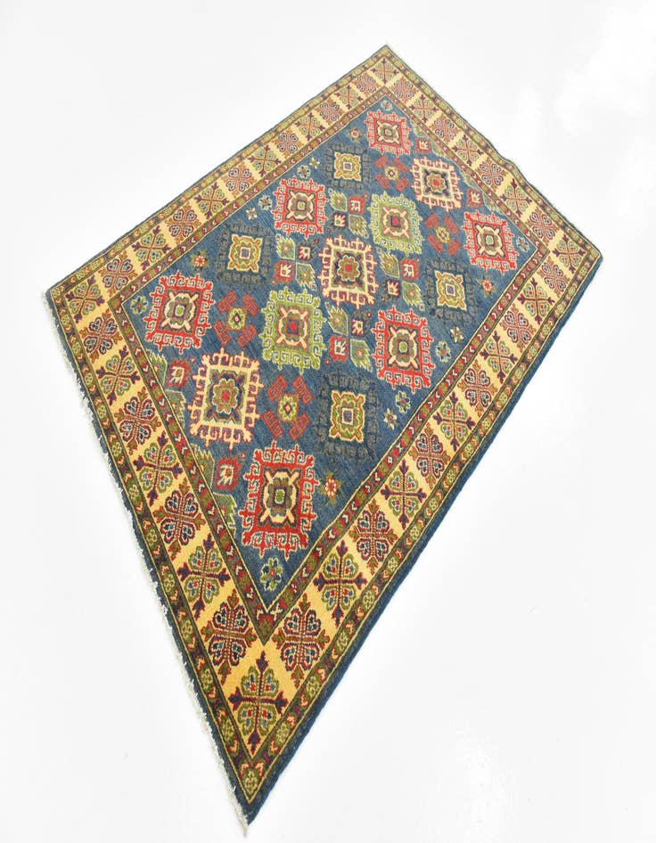 Detail image of  4' x 6'  Hand Knotted Kazak Rug