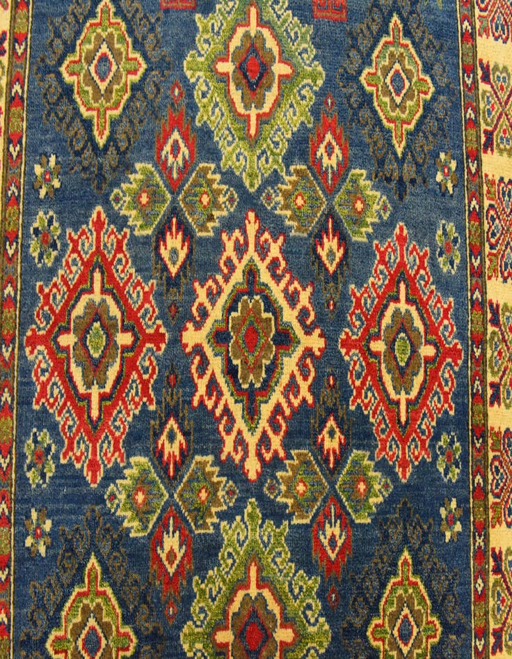 Detail image of  4' x 6'  Hand Knotted Kazak Rug