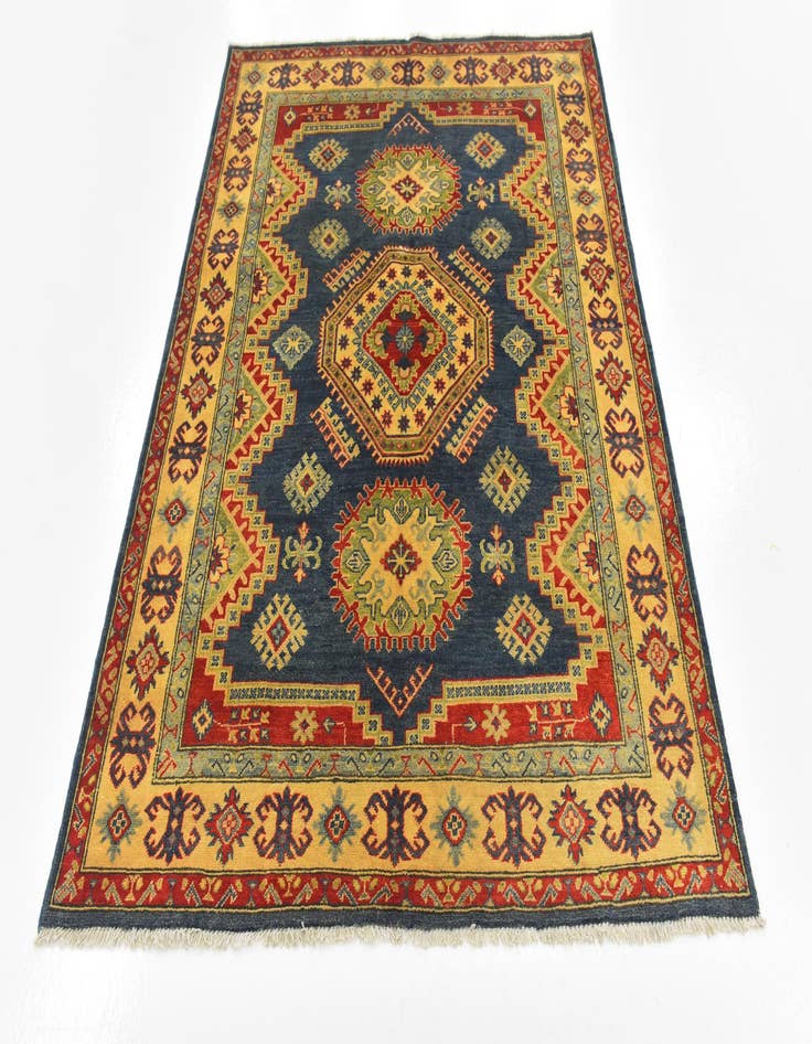 Detail image of  5' x 6' 7  Hand Knotted Kazak Rug